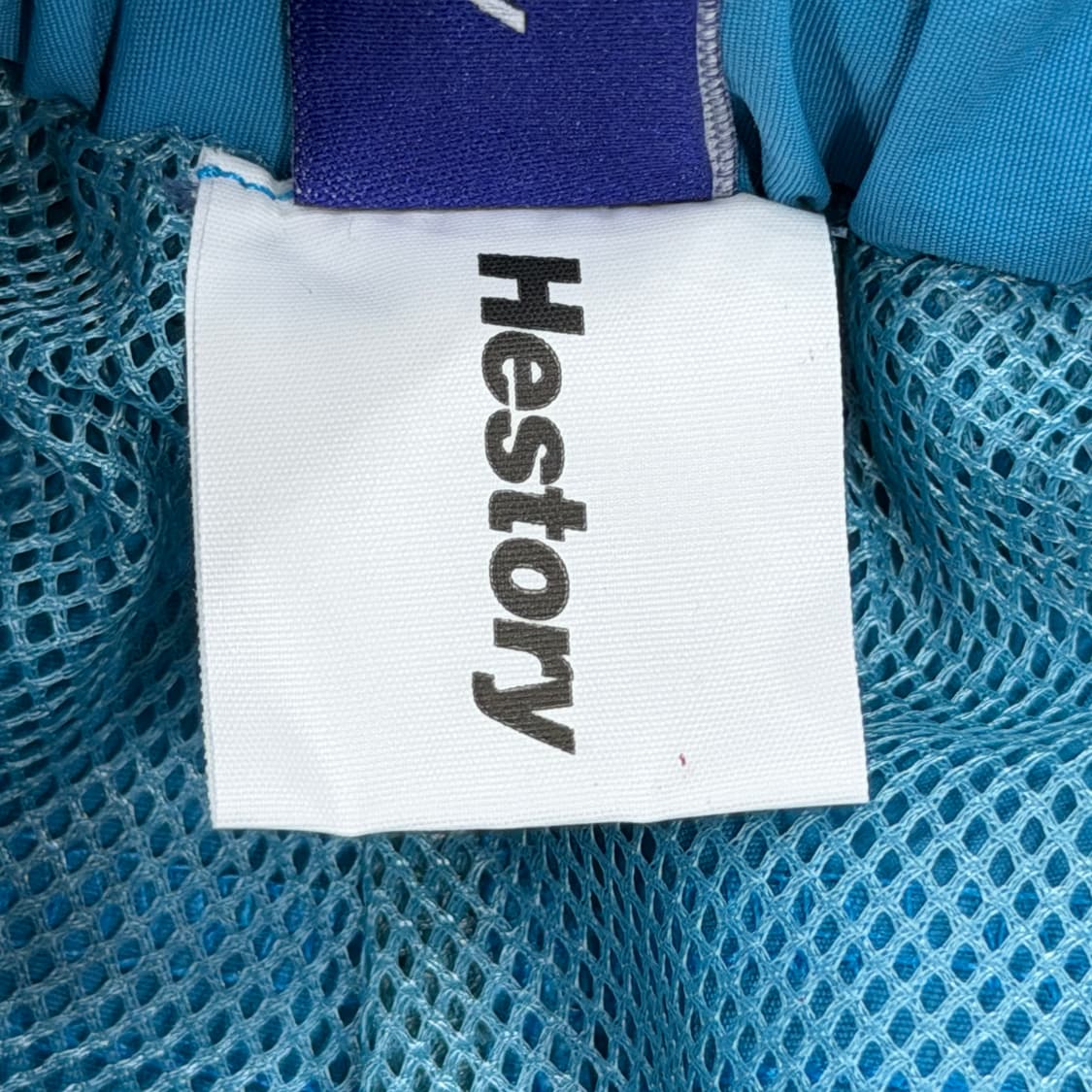 빈티지 와이드 버튼 디테일 트랙팬츠 바지 블루 상품이미지5