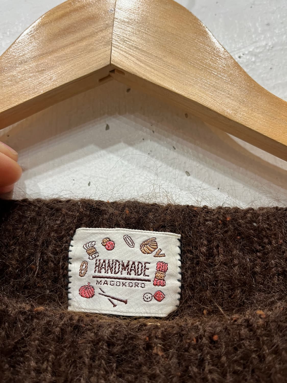 magokoro JPN 핸드메이드 모리걸 울 니트 상품이미지5