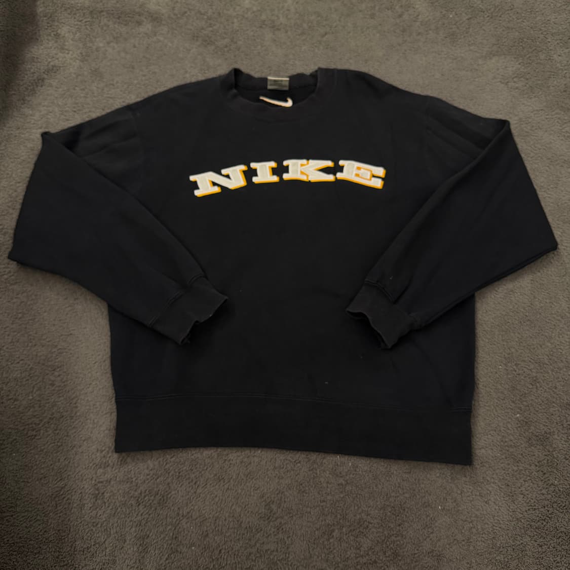 [ 정품/L ] 90s 나이키 올드스쿨 블록 X 스우시 크루넥 맨투맨 상품이미지2