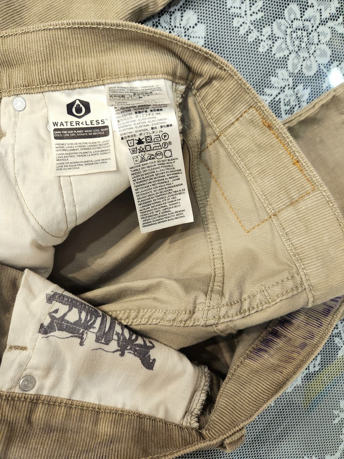 리바이스 511 여성 코듀로이 바지55 상품이미지6