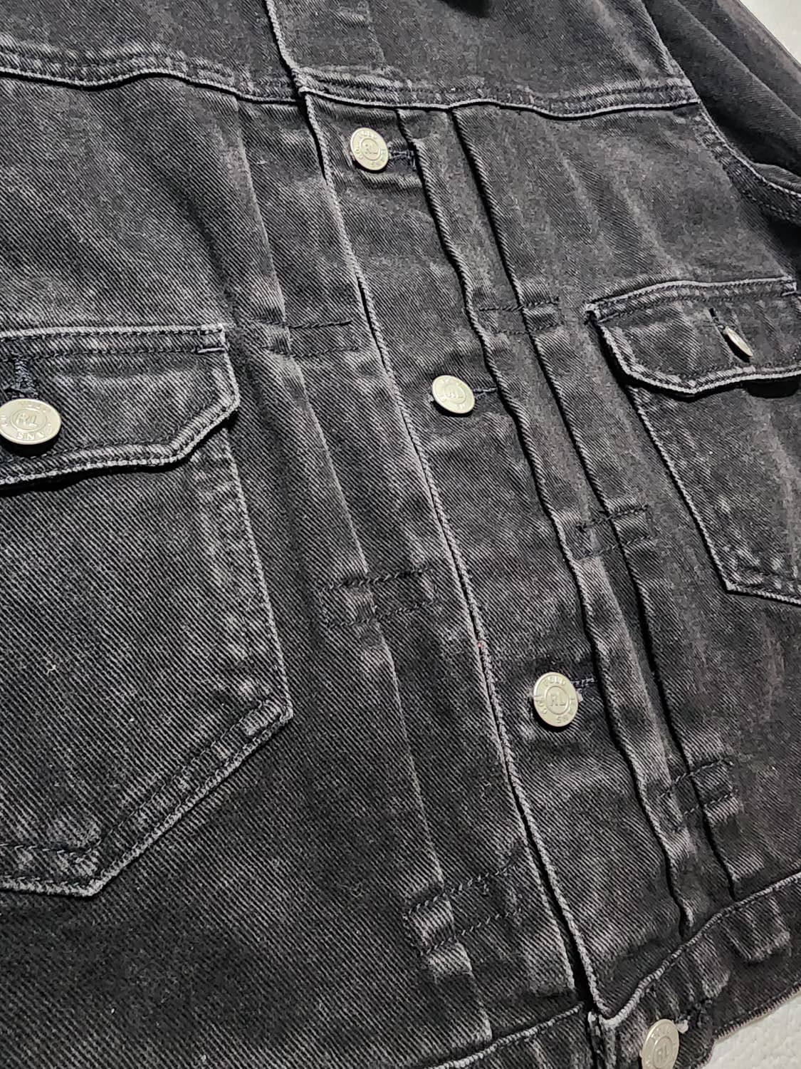 빈티지 폴로진스 2세대  블랙 데님 트러커자켓 상품이미지4