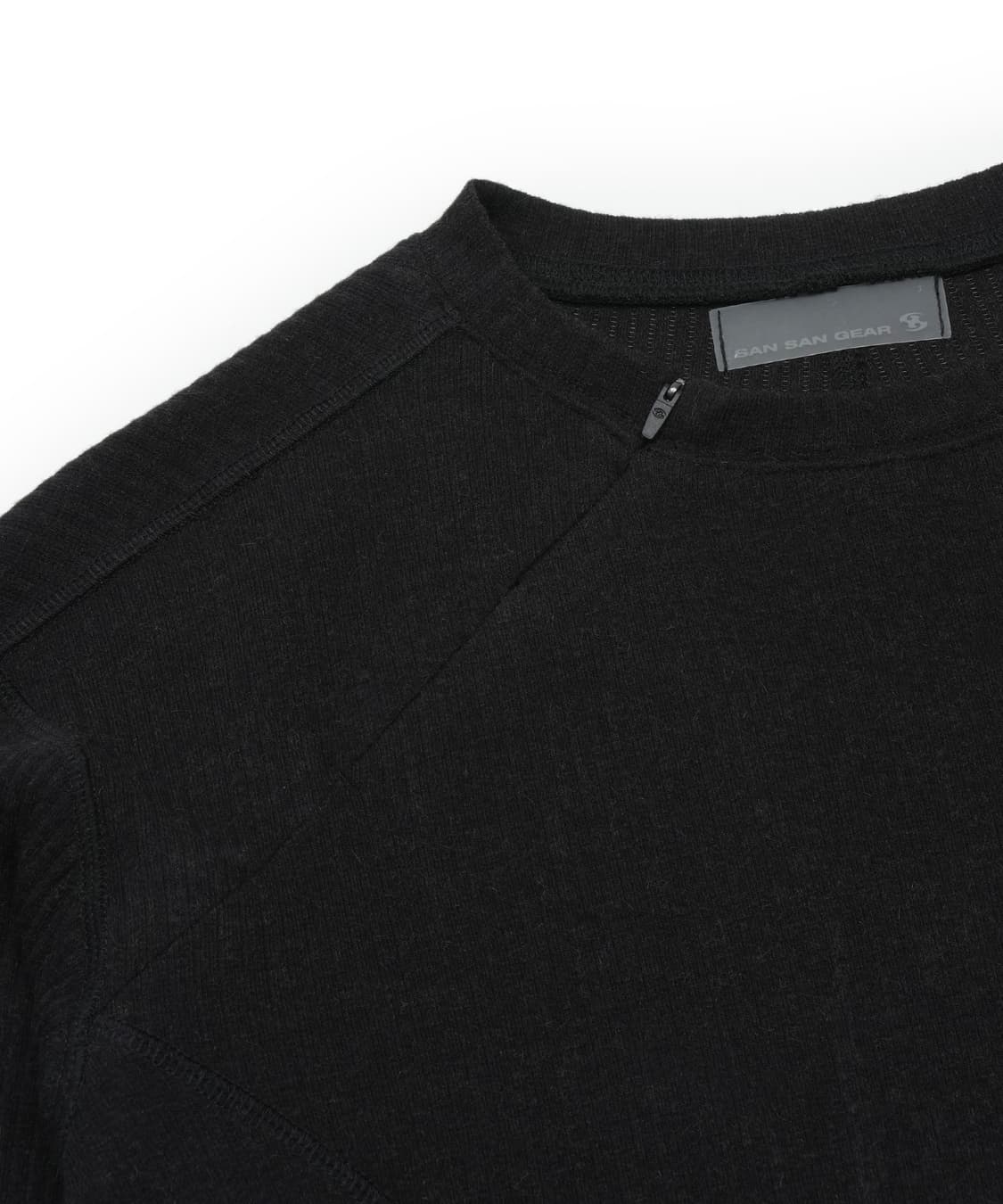 산산기어 리브드 롱슬리브 블랙 / Sansan Gear Ribbed 상품이미지7