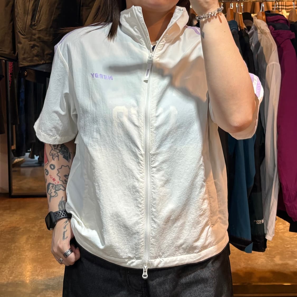 널디 반팔 집업 상품이미지1