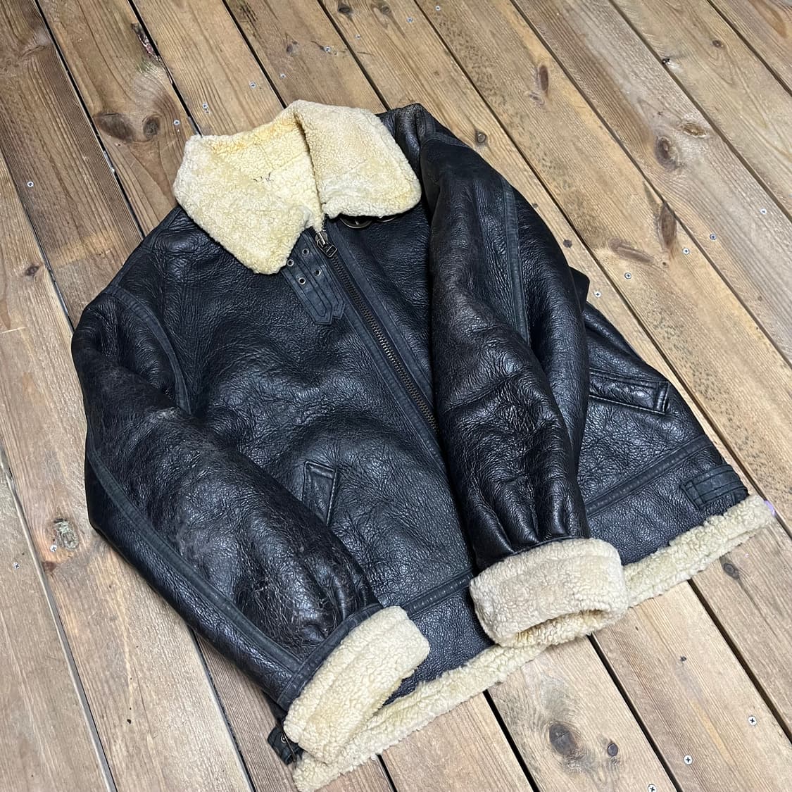 빈티지 양털 양가죽 무스탕 상품이미지4