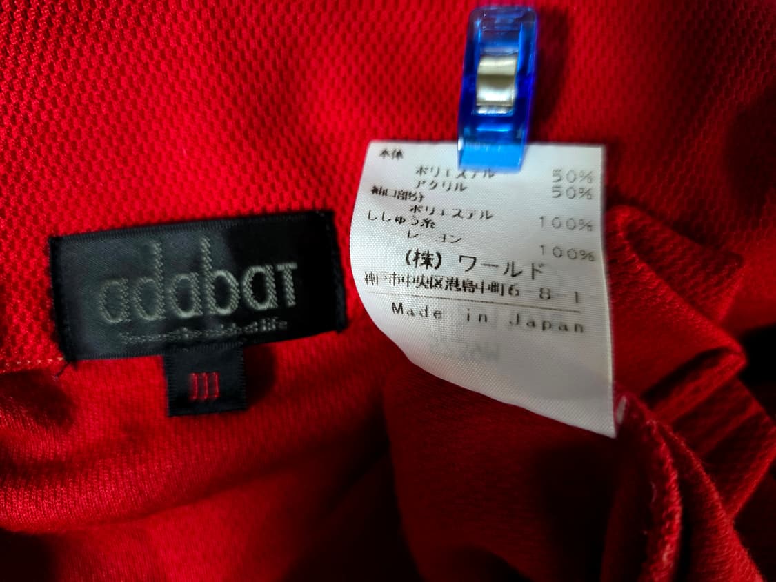 아다바트 일본수입 정품 골프 반집업 긴팔 티셔츠 95 100 NASA 개 상품이미지10