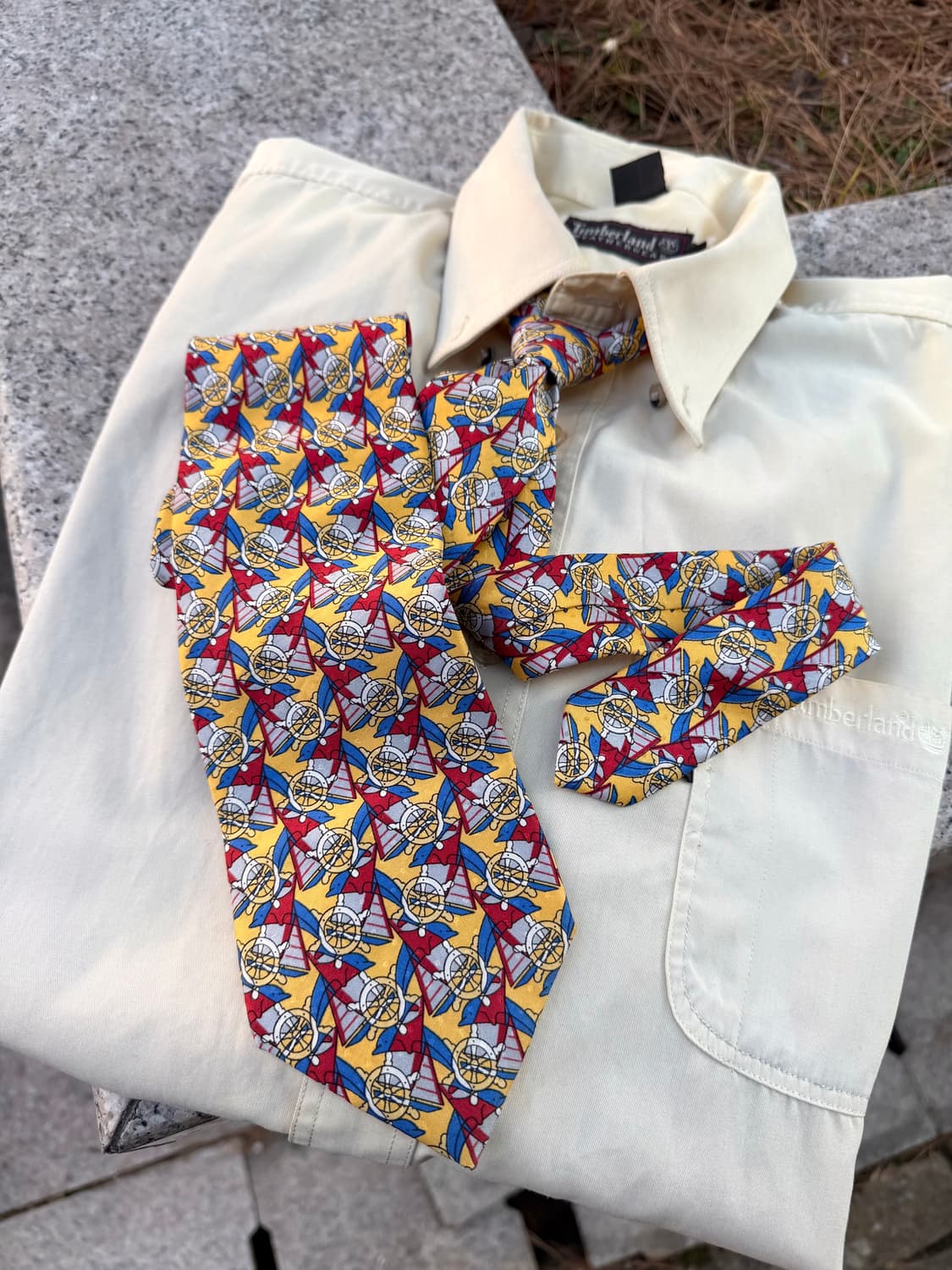 90-00s Riccardo 빈티지 실크 타이 (made Italy) 상품이미지2