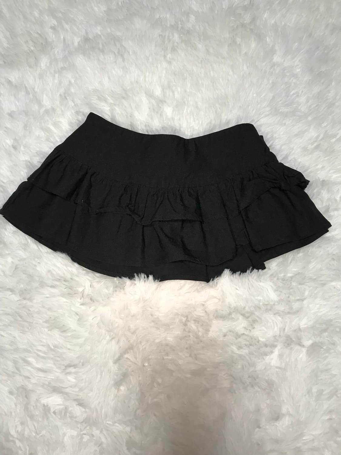 black mini skirt 상품이미지2