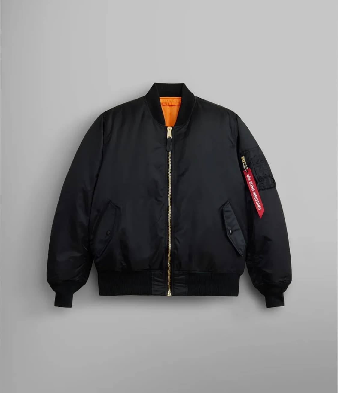 알파인더스트리 MA-1 플라이트 자켓 블랙 상품이미지1