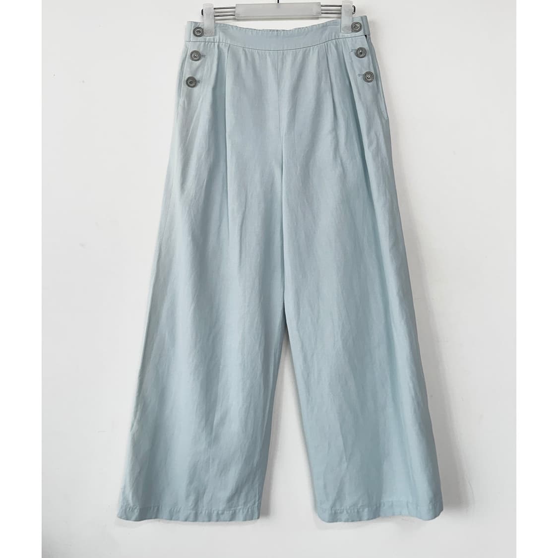 마인 MINE 로고 버튼 린넨 팬츠 상품이미지1