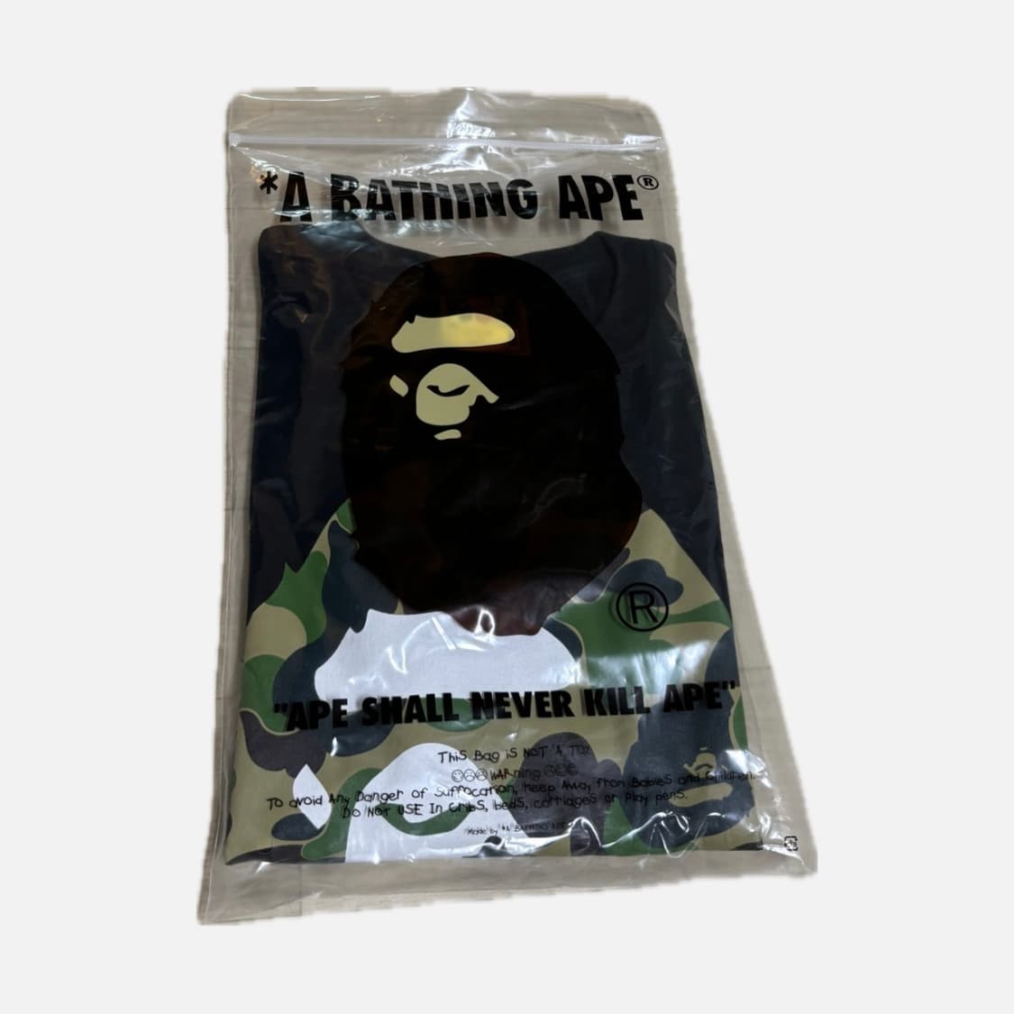 베이프 재팬 빅 에이프 헤드 시티 티셔츠 블랙 상품이미지1