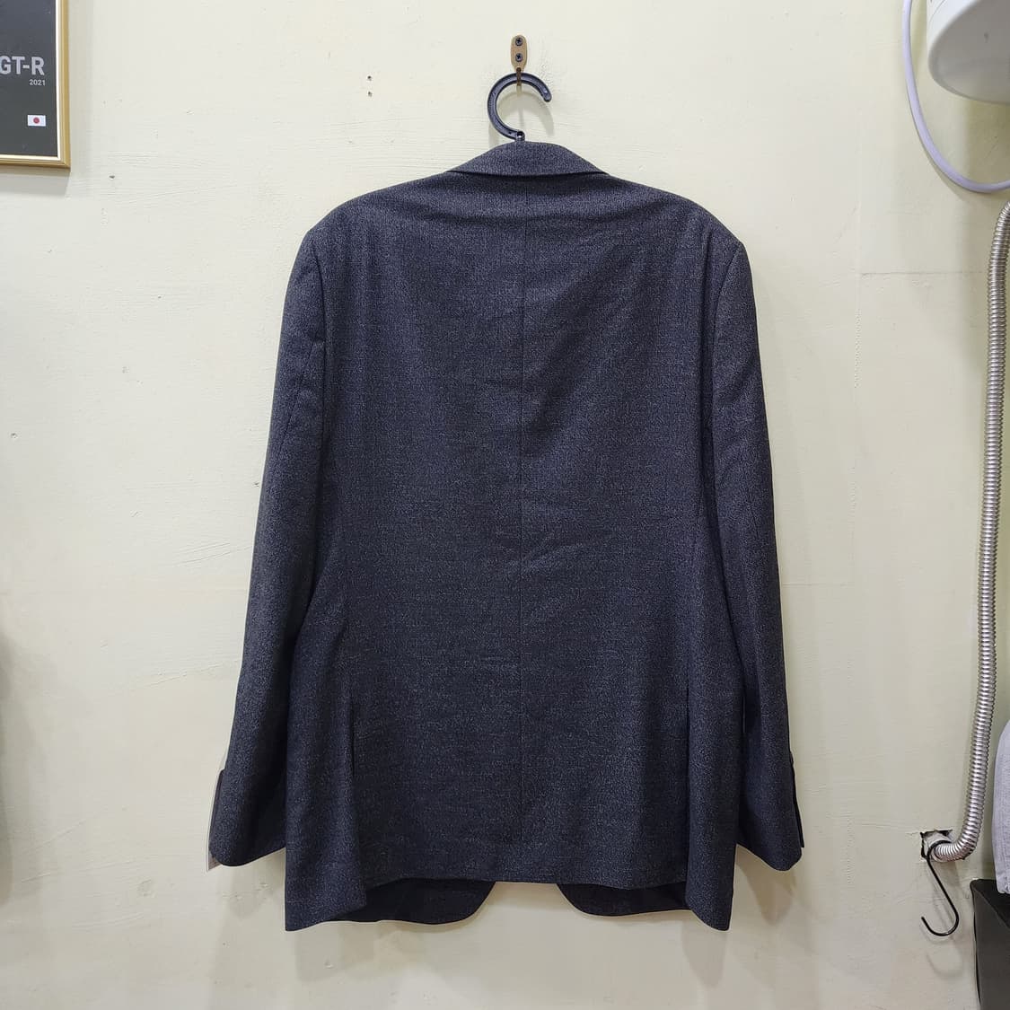 [105] CHESTER 캐시미어 블렌드 수트 셋업 (차콜 네이비) 상품이미지3