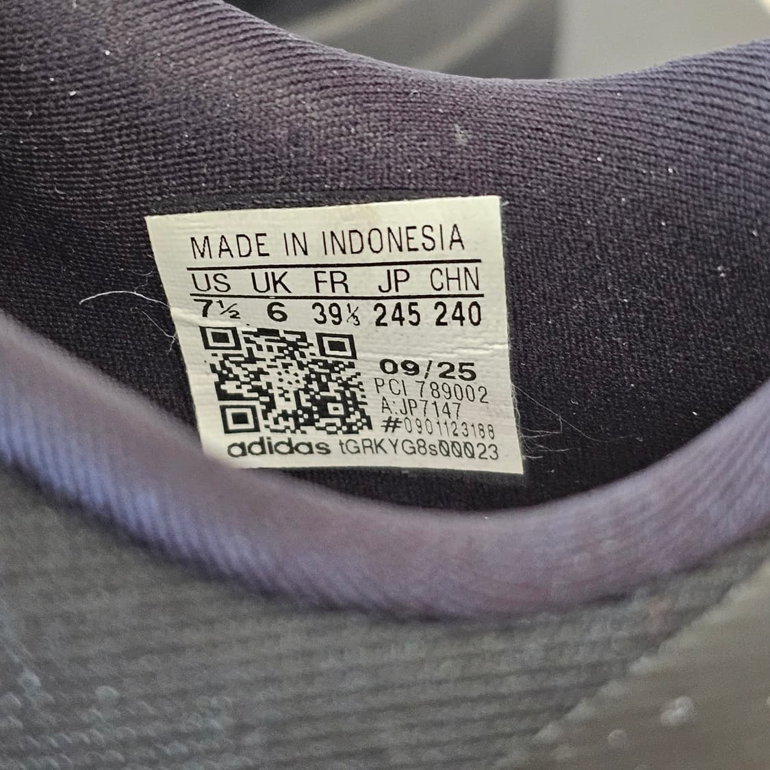 245 새제품) (W) 아디제로 에보슬 EVO SL 코어블랙 런닝화 런닝 상품이미지3