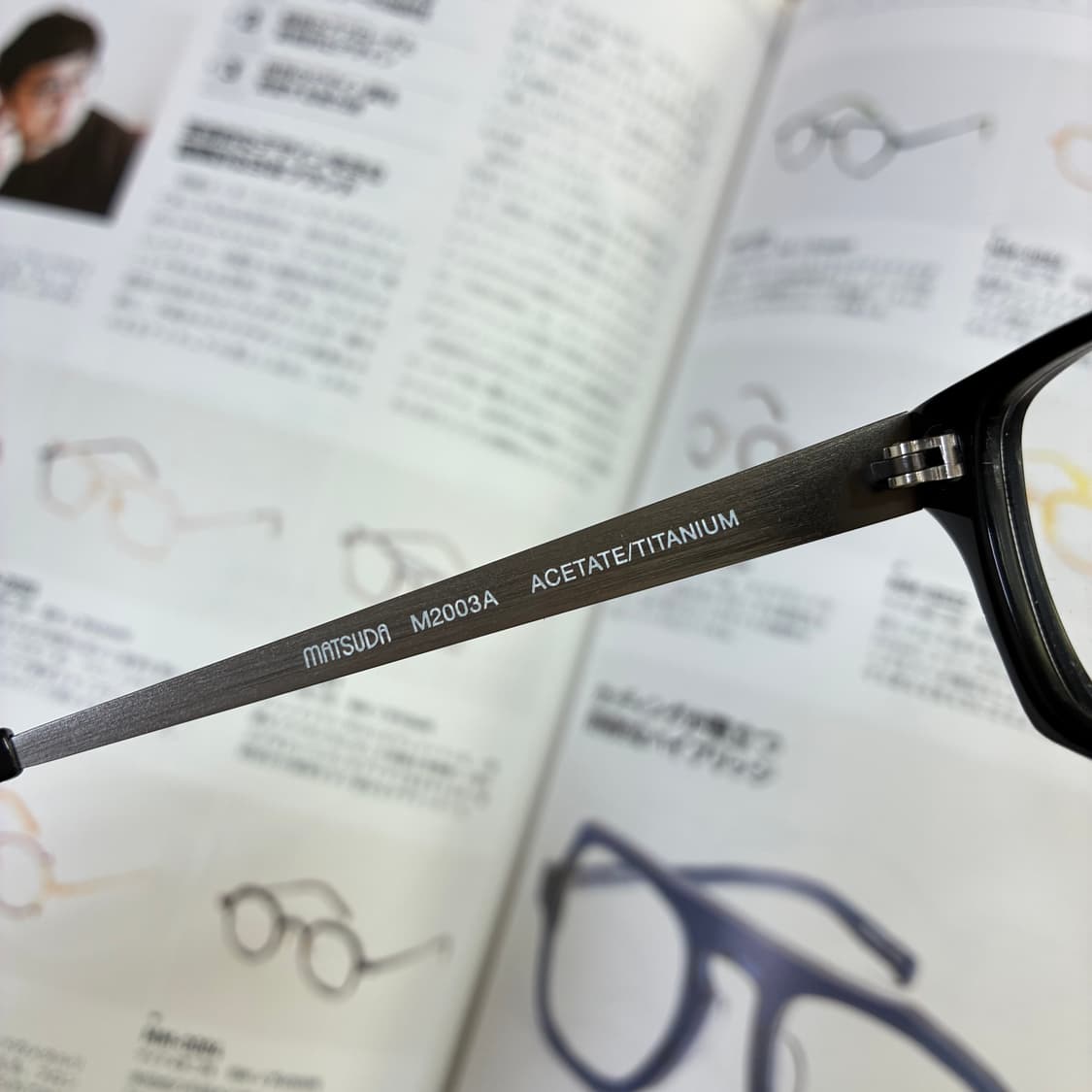 MATSUDA 마츠다 아세테이트 티타늄 콤비 블랙 실버 일본 안경 상품이미지6