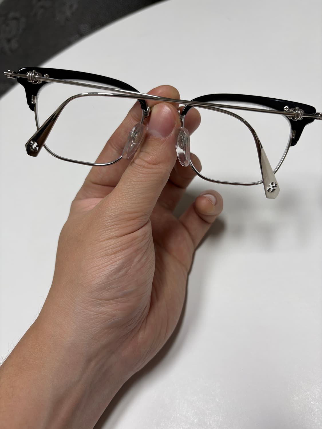 크롬하츠 안경 슬런트레딕션1 52 블랙/실버 상품이미지3