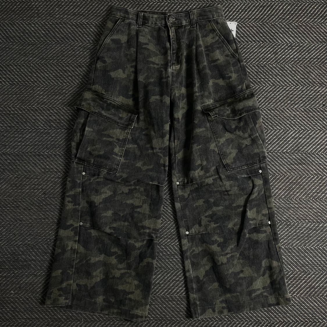 어반드레스 카모플라쥬 퍼티그 와이드 카고 팬츠o 3563 상품이미지1