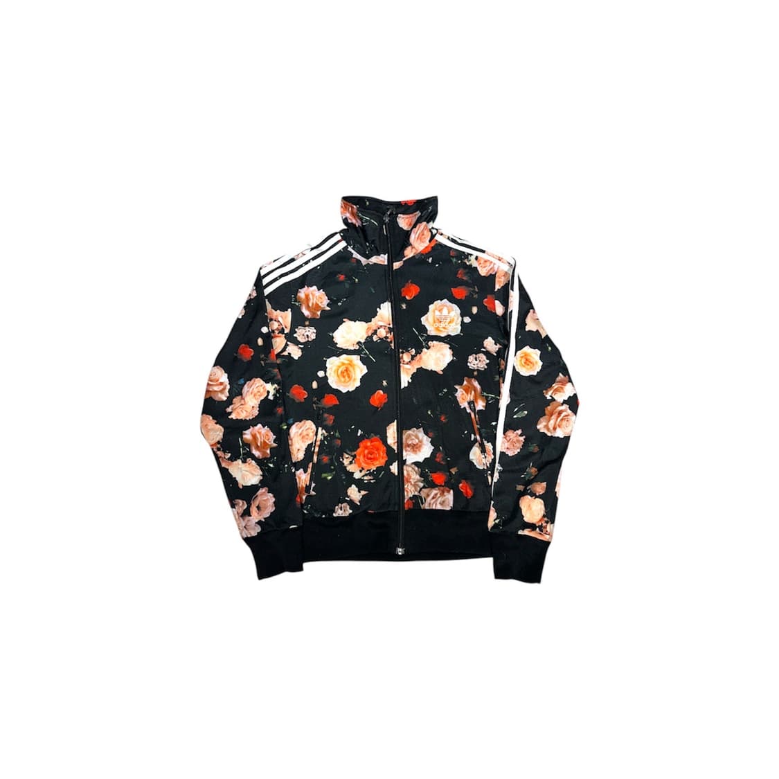 아디다스 블랙 꽃 화이트 삼선 트랙탑 져지 95 상품이미지5