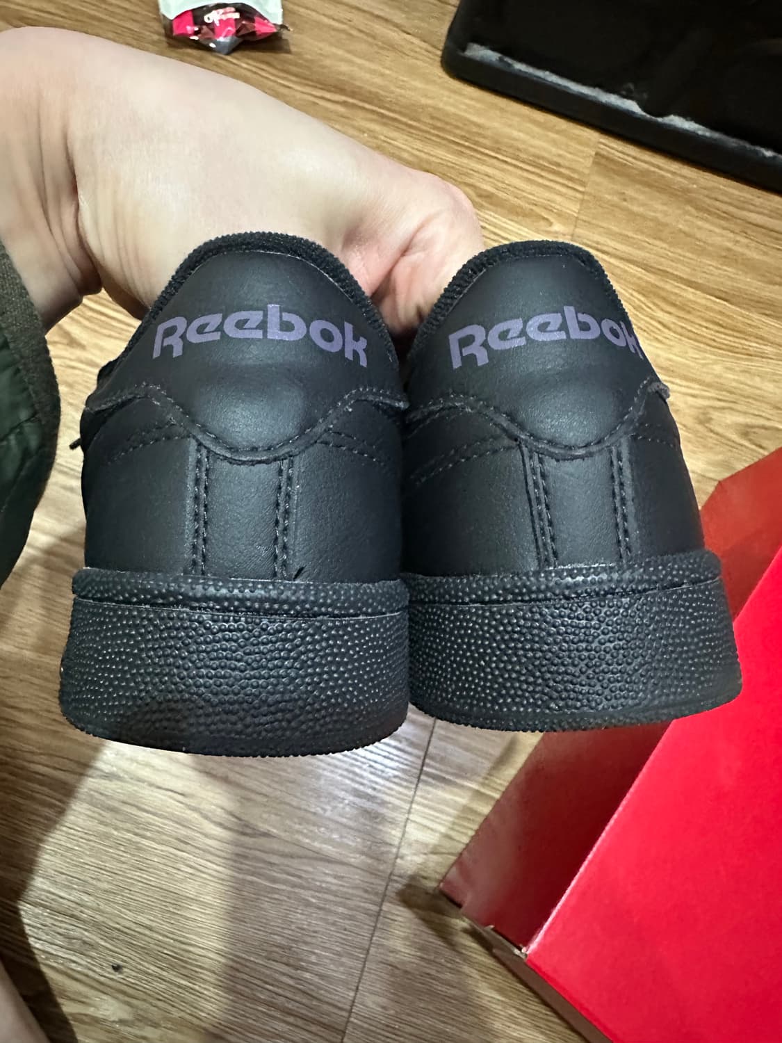 리복 클럽c트리플 블랙 300 2회착 상품이미지4