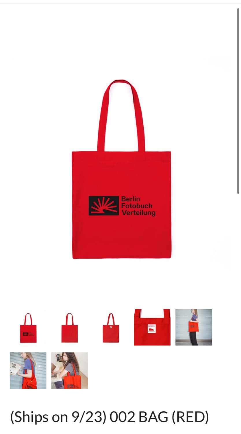 Berlin photobook distribution 토트백 상품이미지1