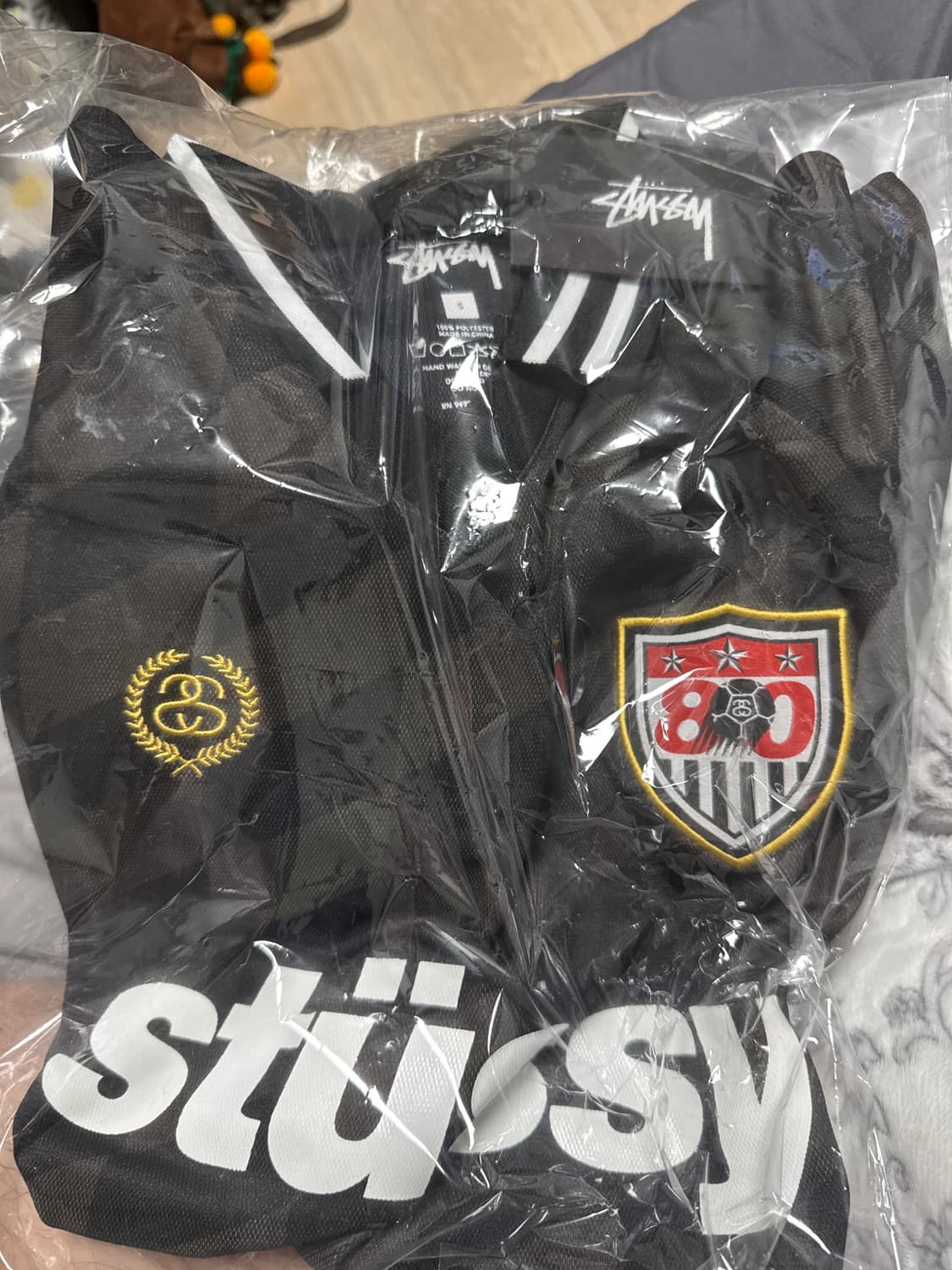 희귀매물) 스투시 90s 풋볼져지 s 새상품 상품이미지3