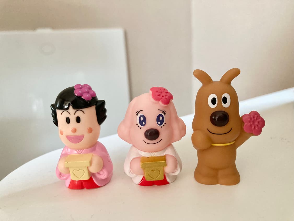 호빵맨 손가락 피규어 인형 버터누나 치즈 상품이미지1