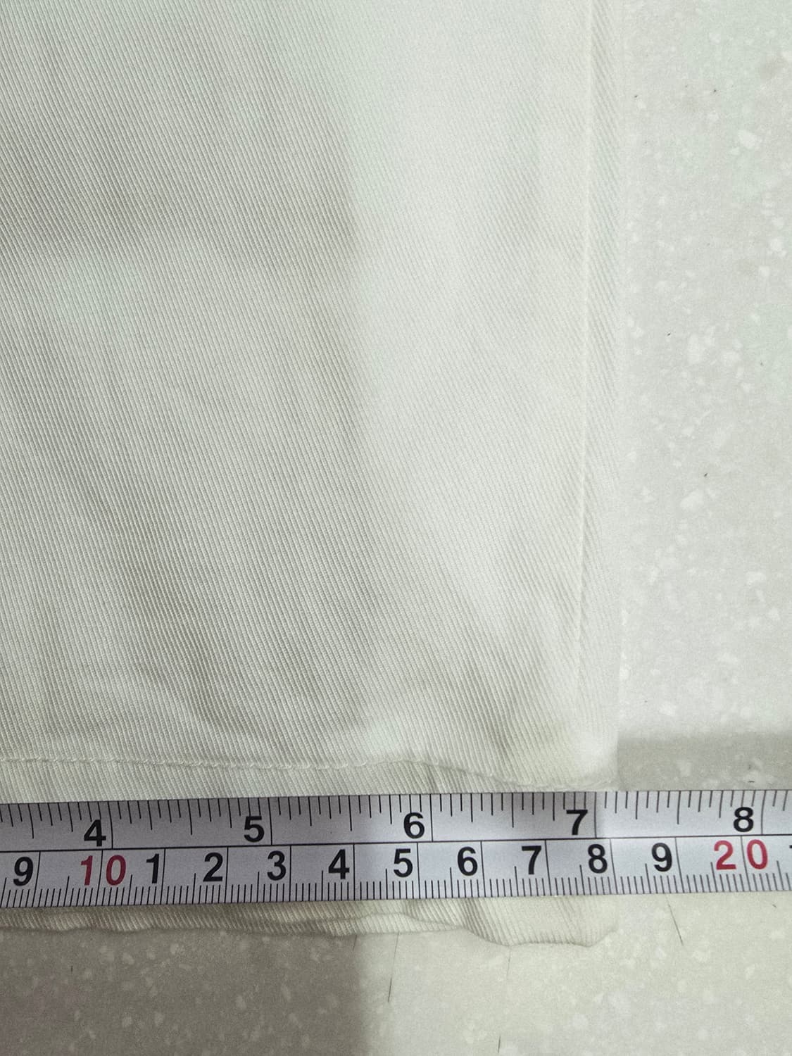 시스템  화이트 면바지 상품이미지6