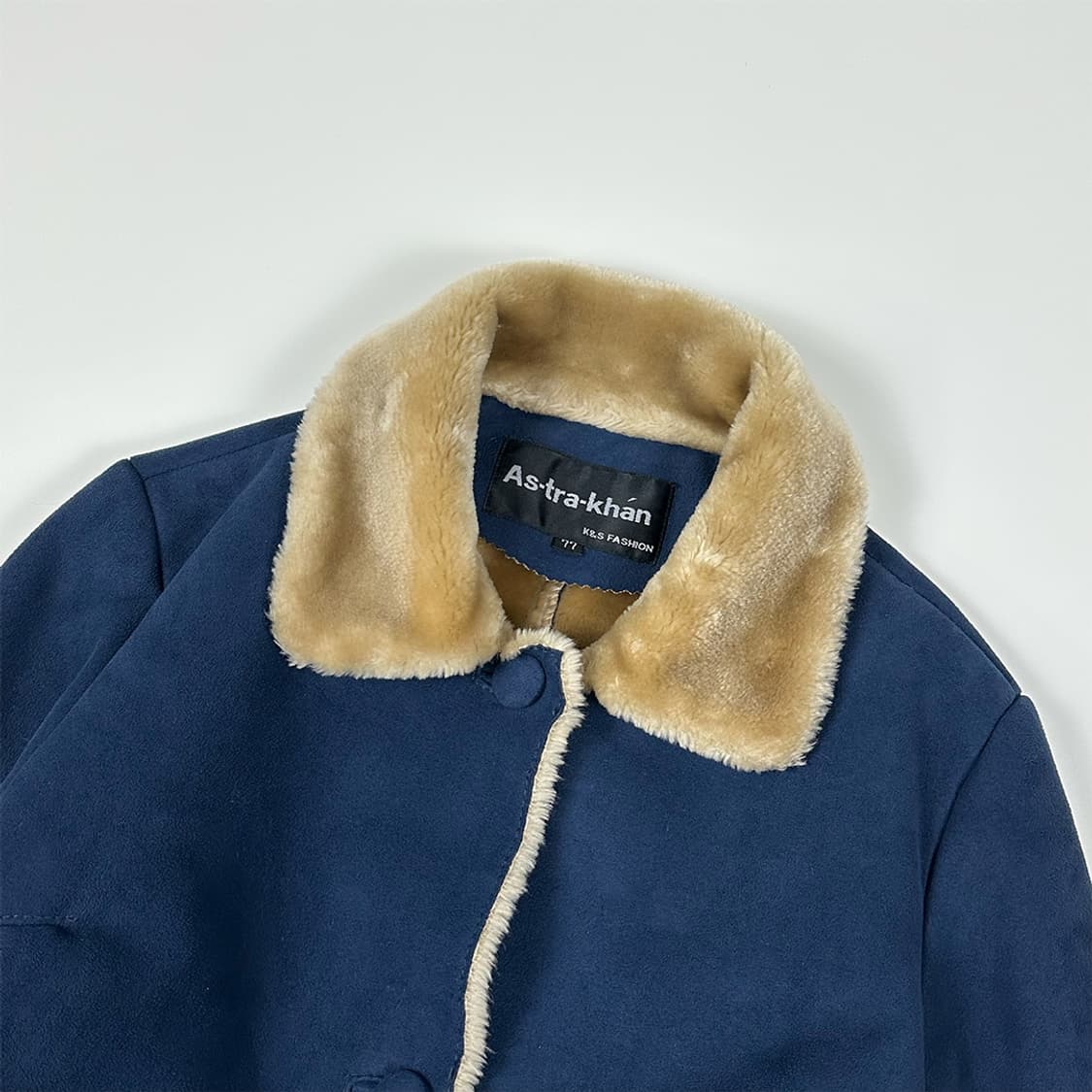 라스트라칸 스웨이드 털 안감 자켓 상품이미지3