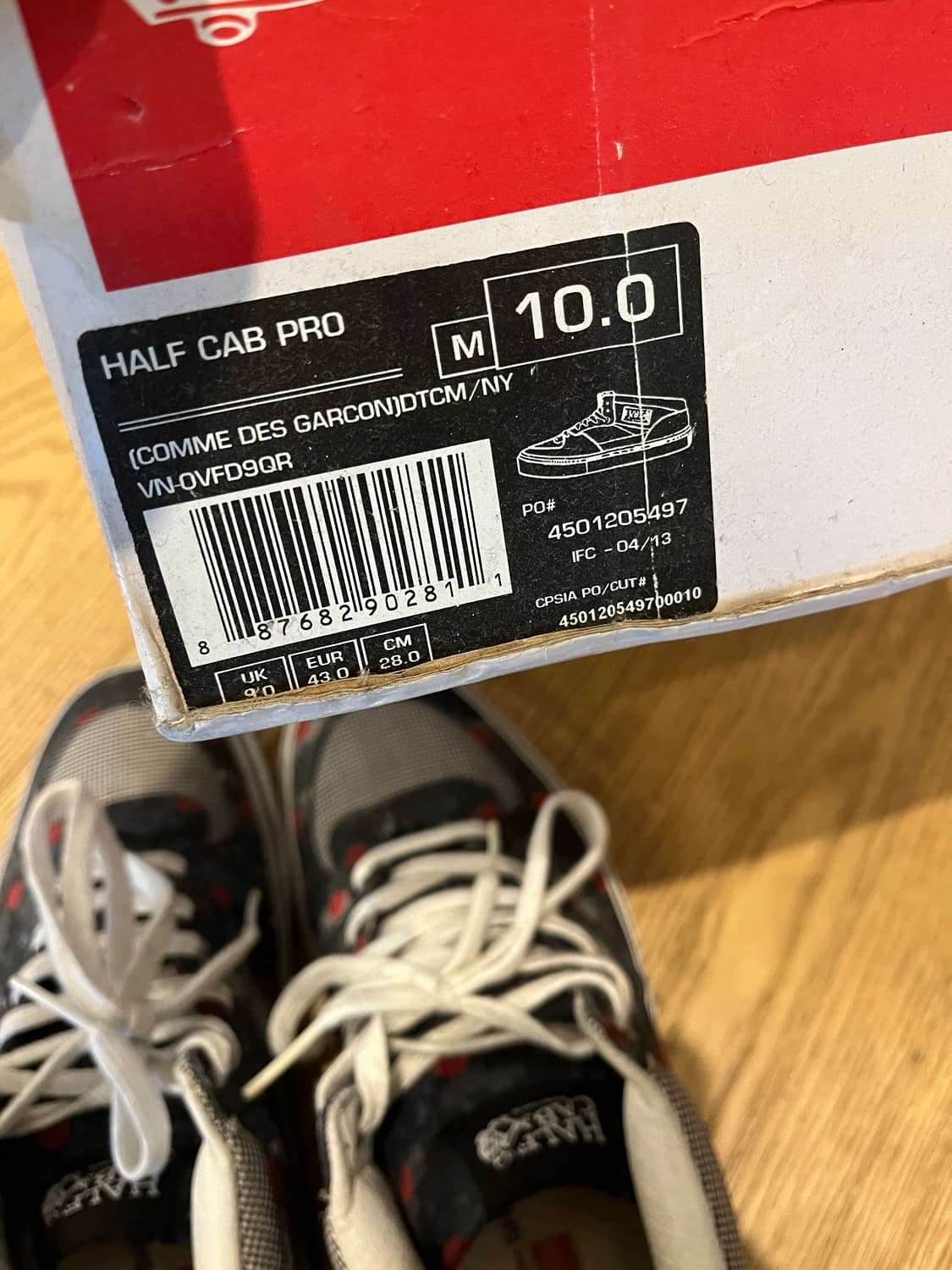 슈프림 꼼데 반스 하프캡 상품이미지5