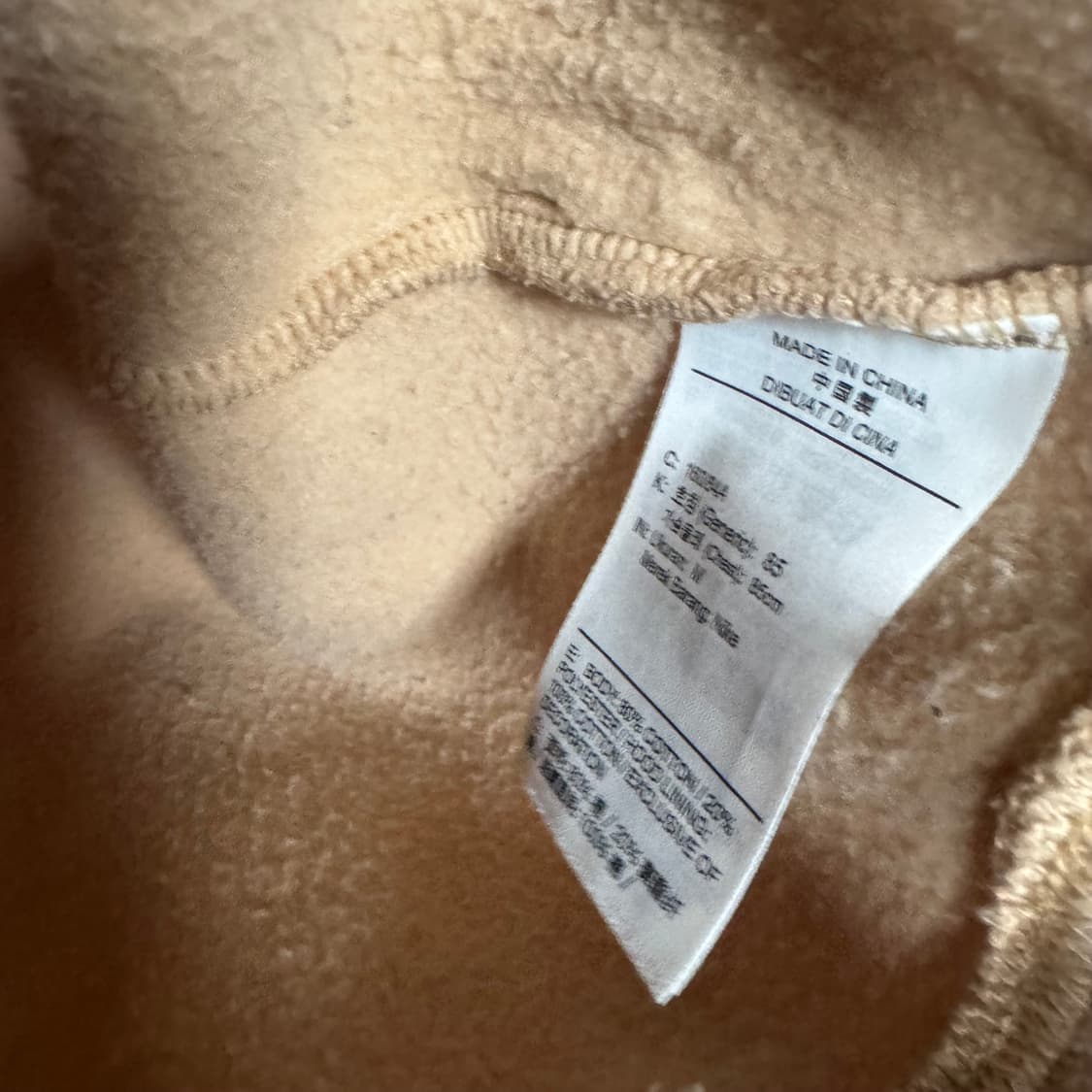 나이키 스우시 후드집업 베이지 상품이미지4