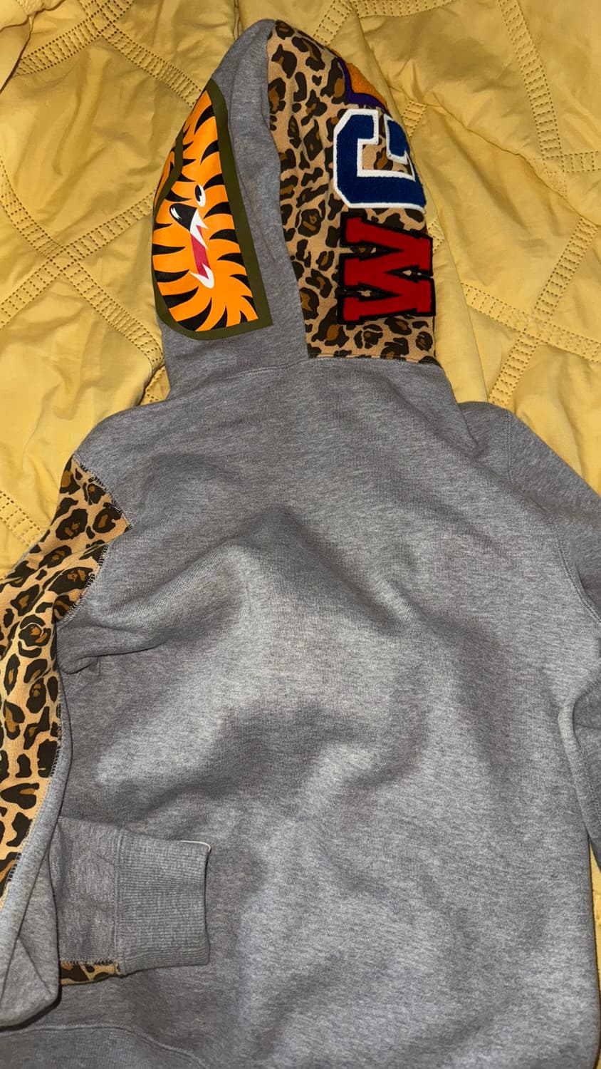 베이프 Bape 호피 레오파드 샤크 후드집업 상품이미지2