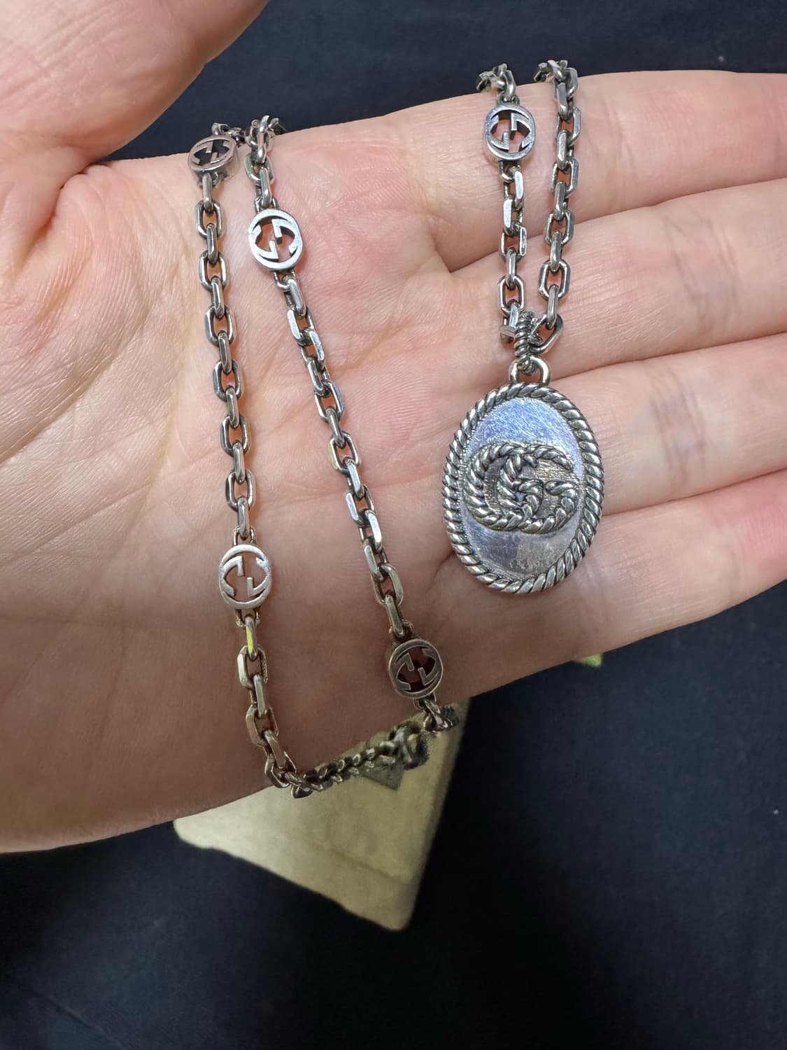 구찌 더블 G 목걸이 상품이미지2