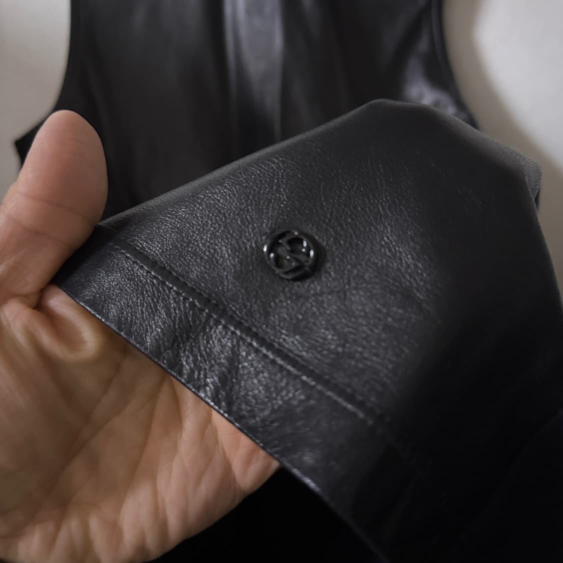 구찌 양가죽 민소매 GG로고 원피스 XS (여성 44정도) 상품이미지4