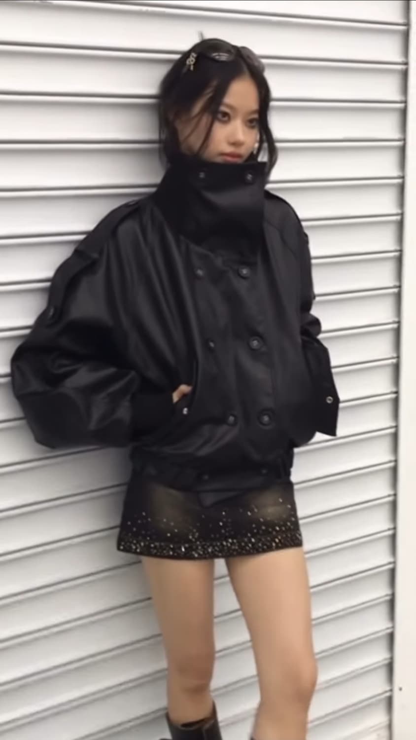 (새 상품) 테스트메커니즘 하이넥 가죽자켓 레더자켓 상품이미지3