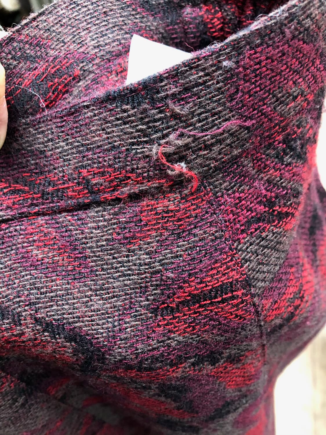 burgundy floral jacquard skirt 상품이미지3