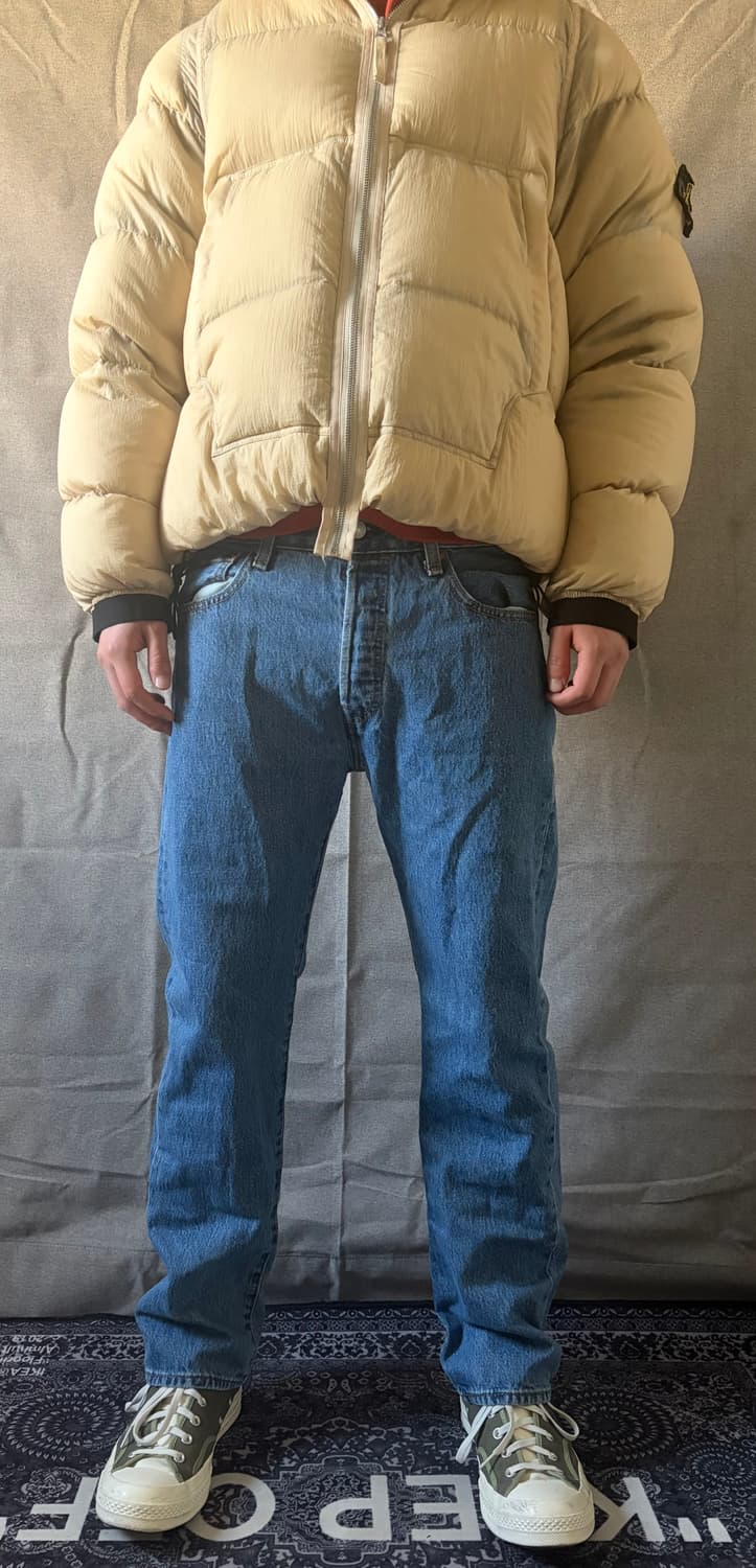 리바이스 501 연청 데님 33/30 상품이미지4