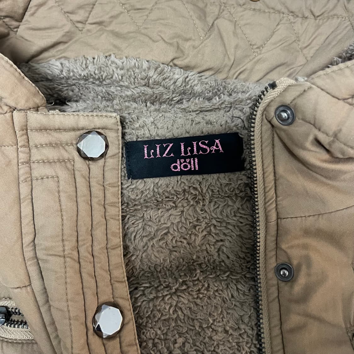 갸루깔 리즈리사 폭닥퍼안감 자켓 상품이미지10