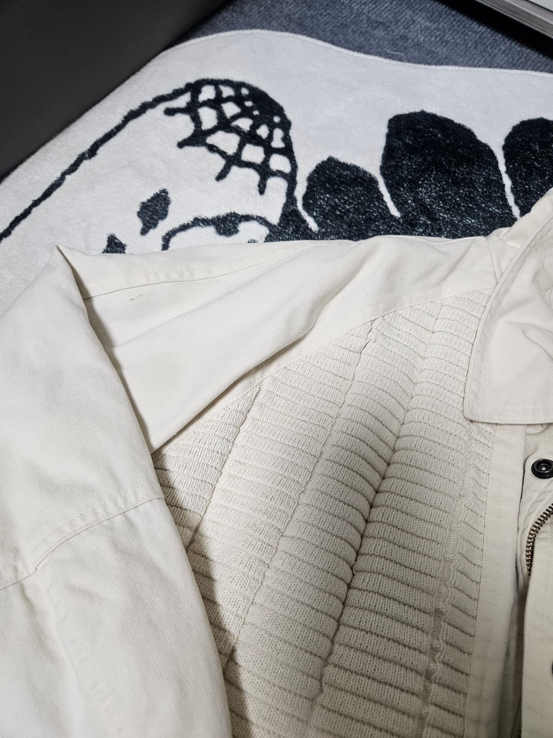 일본 빈티지 빅포켓 히든지퍼 누빔 코튼 캐주얼 자켓 상품이미지8