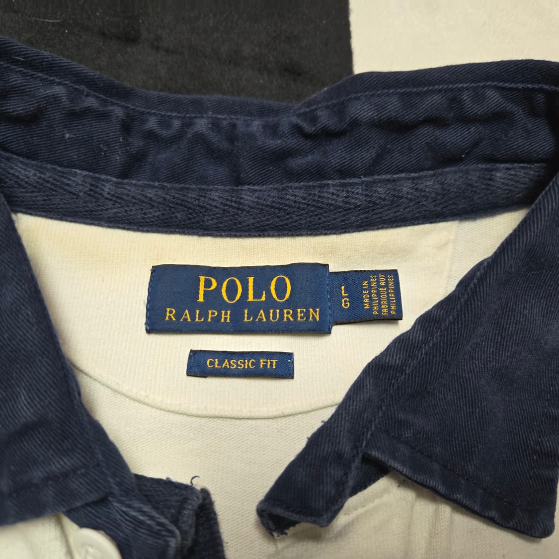 L 폴로랄프로렌 럭비티셔츠 RL-93 화이트 상품이미지3