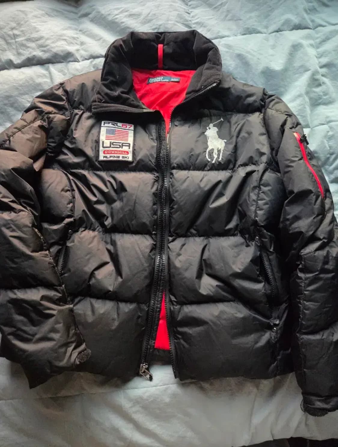 폴로 빅포니 성조기 패딩 상품이미지1