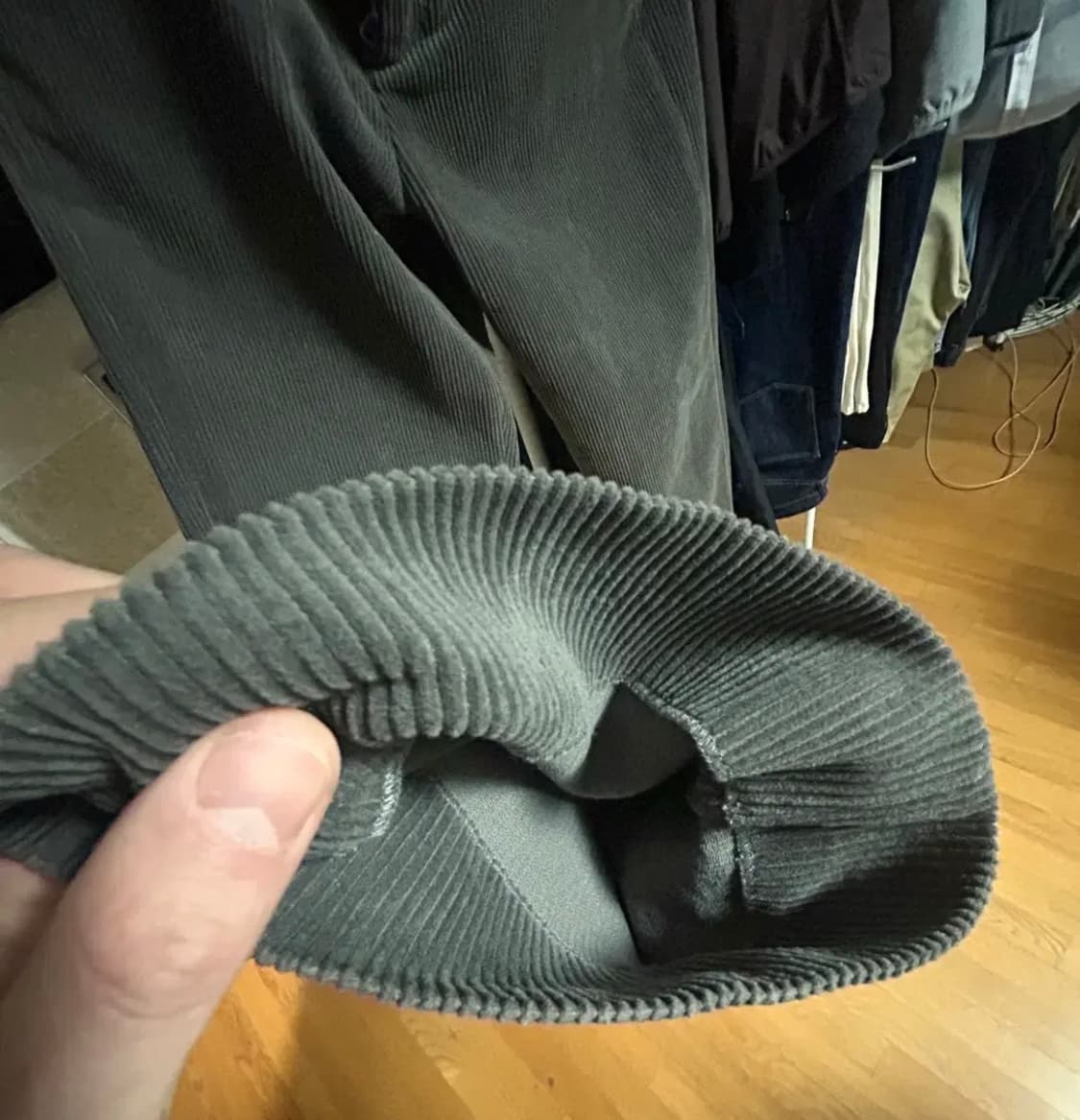 리에르(Rier) 코듀로이 팬츠 M사이즈 캐슬락 컬러  판매 상품이미지7