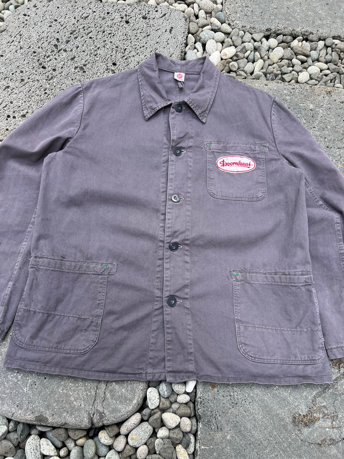 OLD EURO BP GREY VINTAGE 유럽발빈티지워크자켓 상품이미지3
