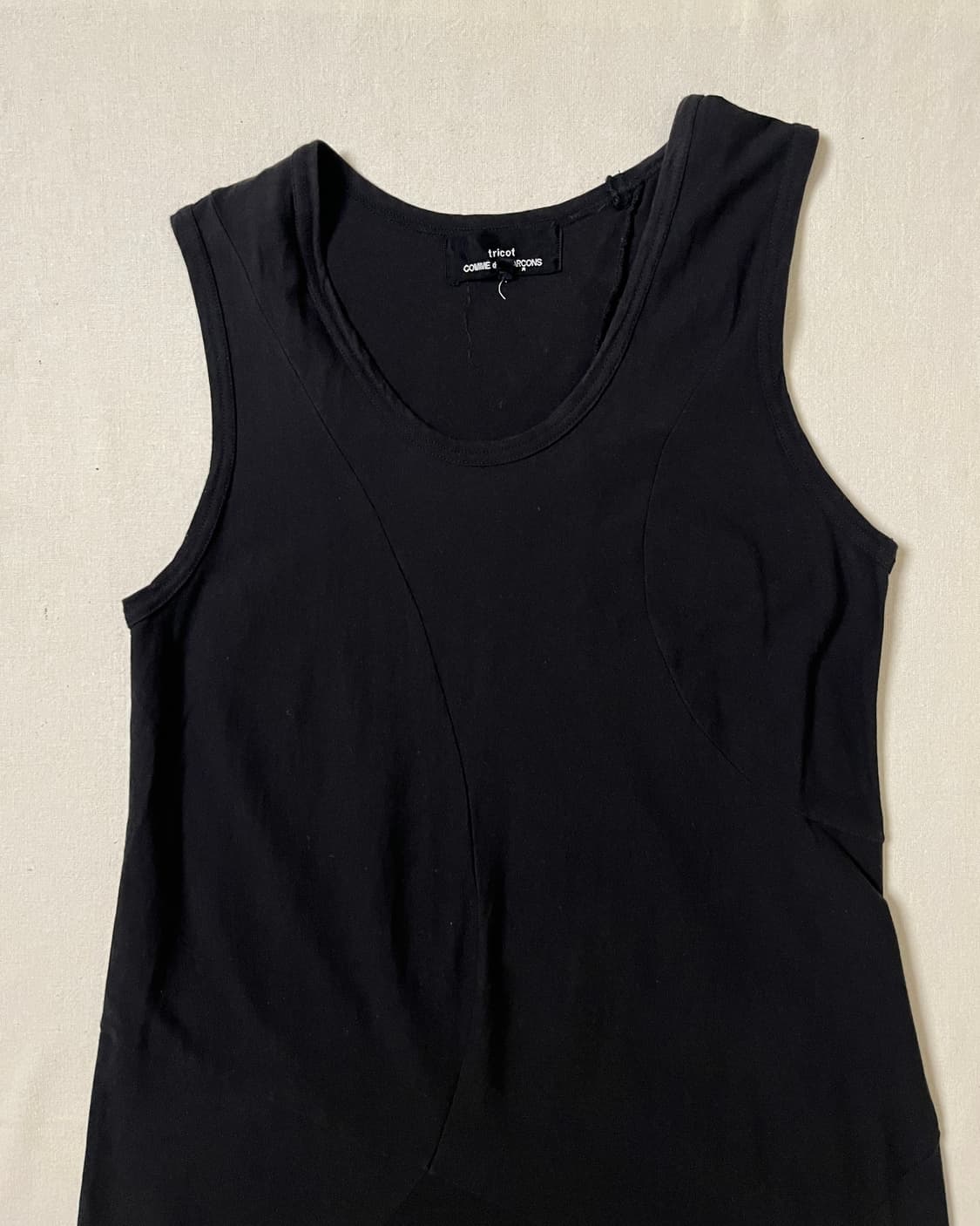 꼼데가르송 커브 패널 슬리브리스 원피스 comme des garcons 상품이미지5
