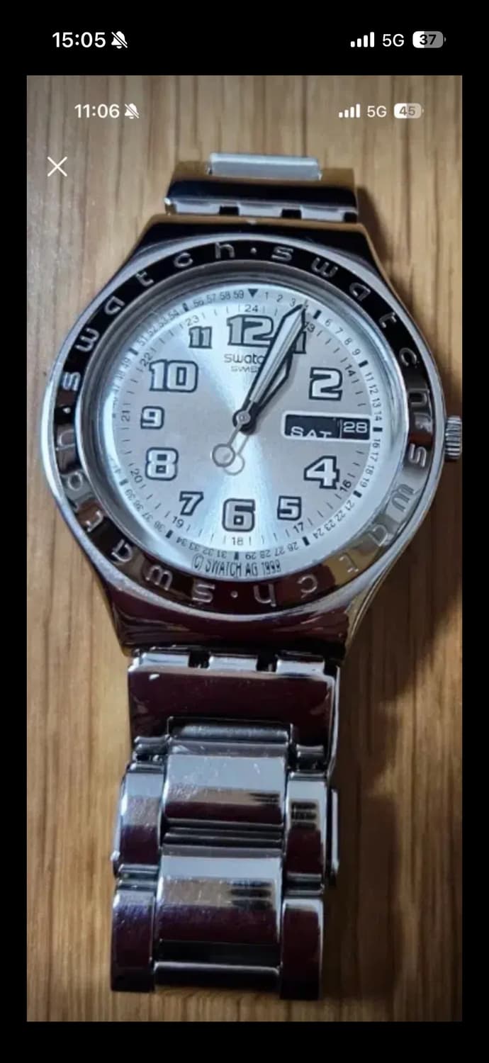 빈티지 스와치 시계 SWATCH Irony COOL DAYS 1999 상품이미지2