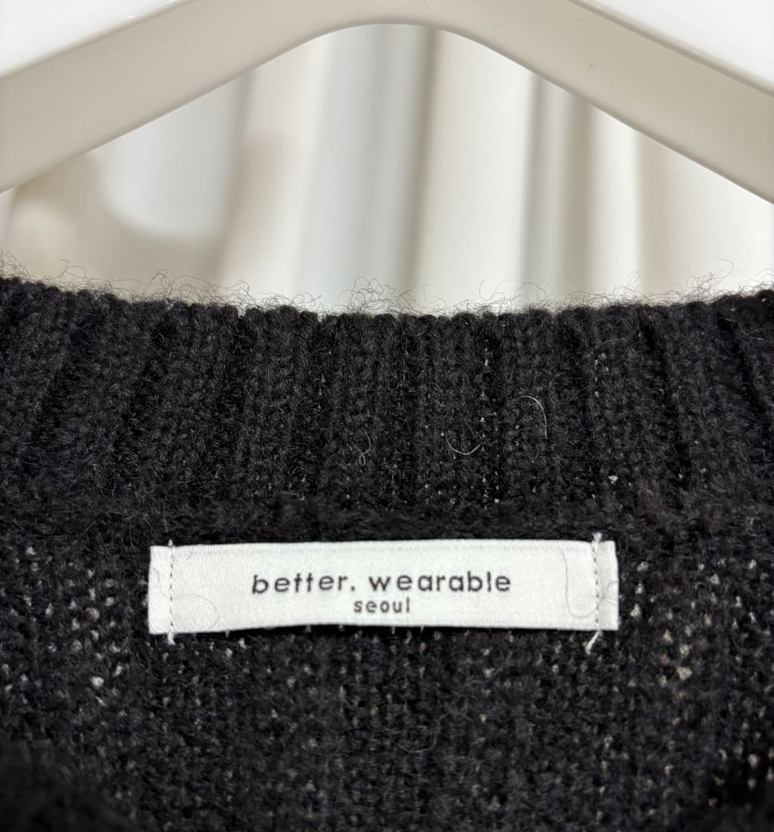 웨어러블 니트 - 블랙 상품이미지4