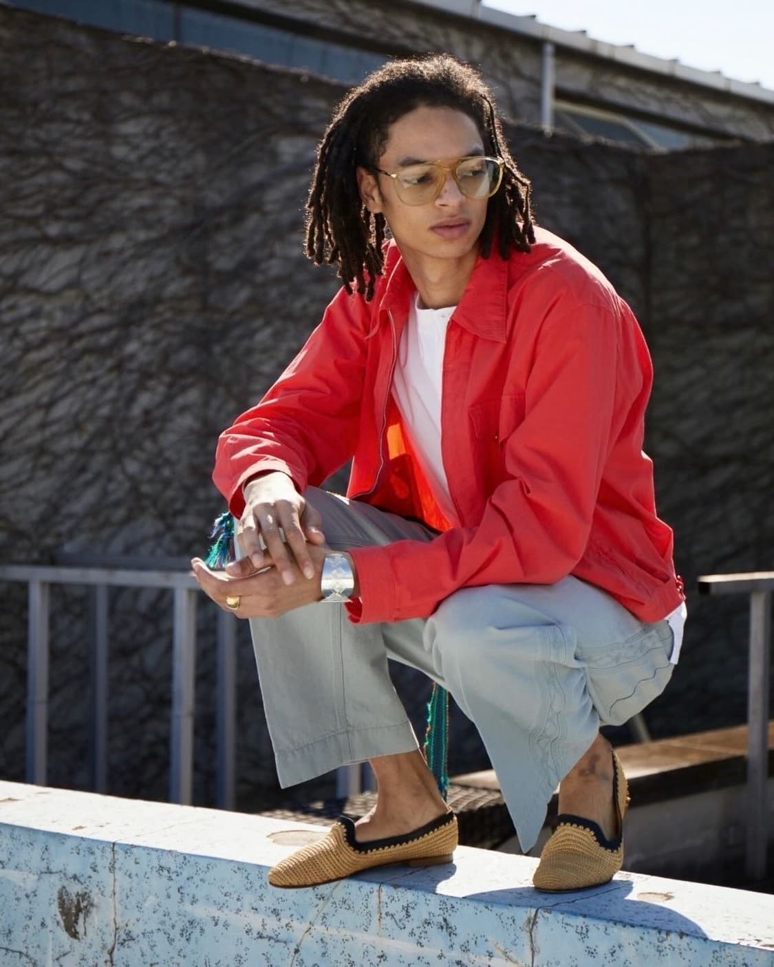 SARTO short zip jacket _puppy red 상품이미지2