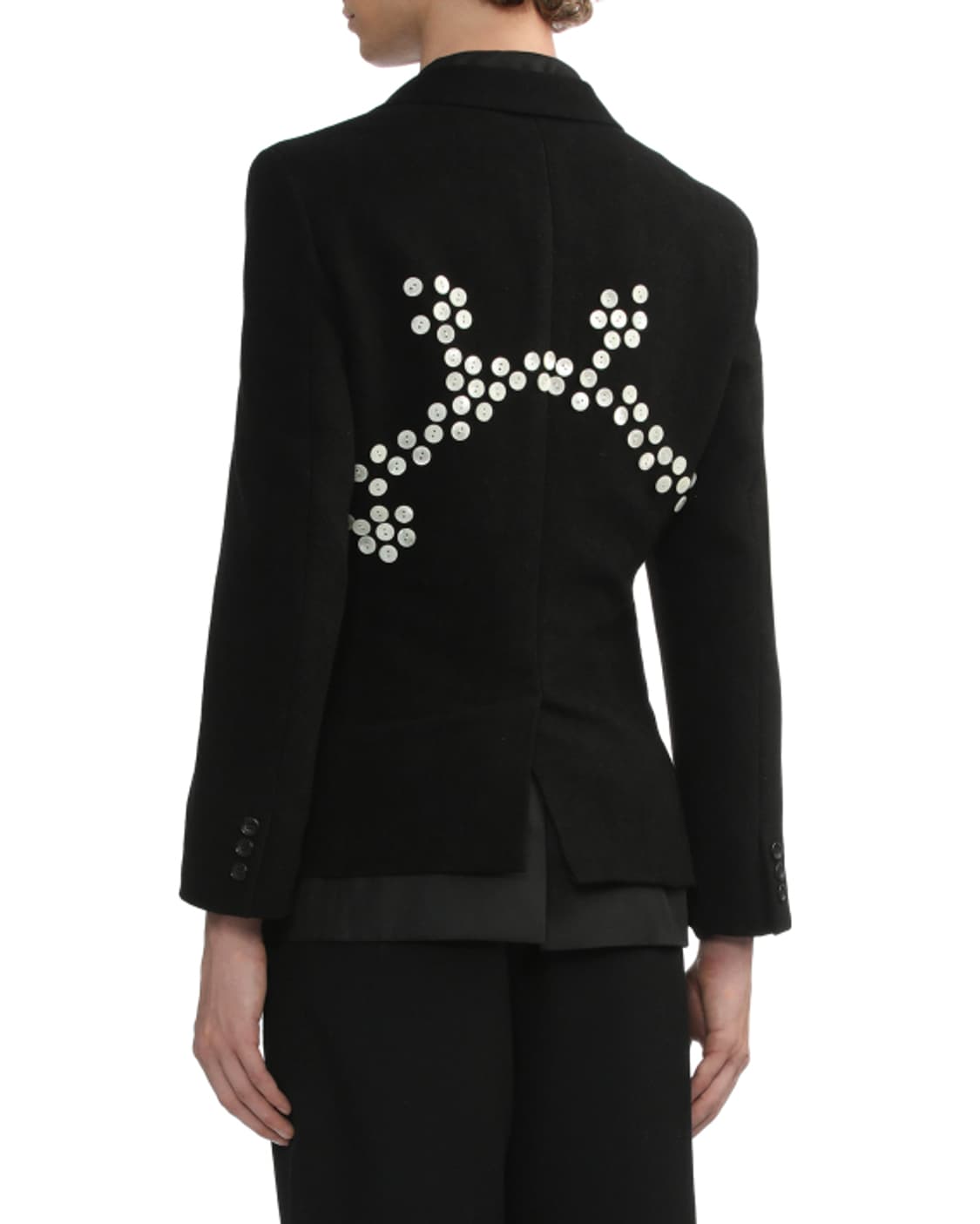 새상품 꼼데가르송 옴므플러스 버튼디테일 블레이져 S 상품이미지4