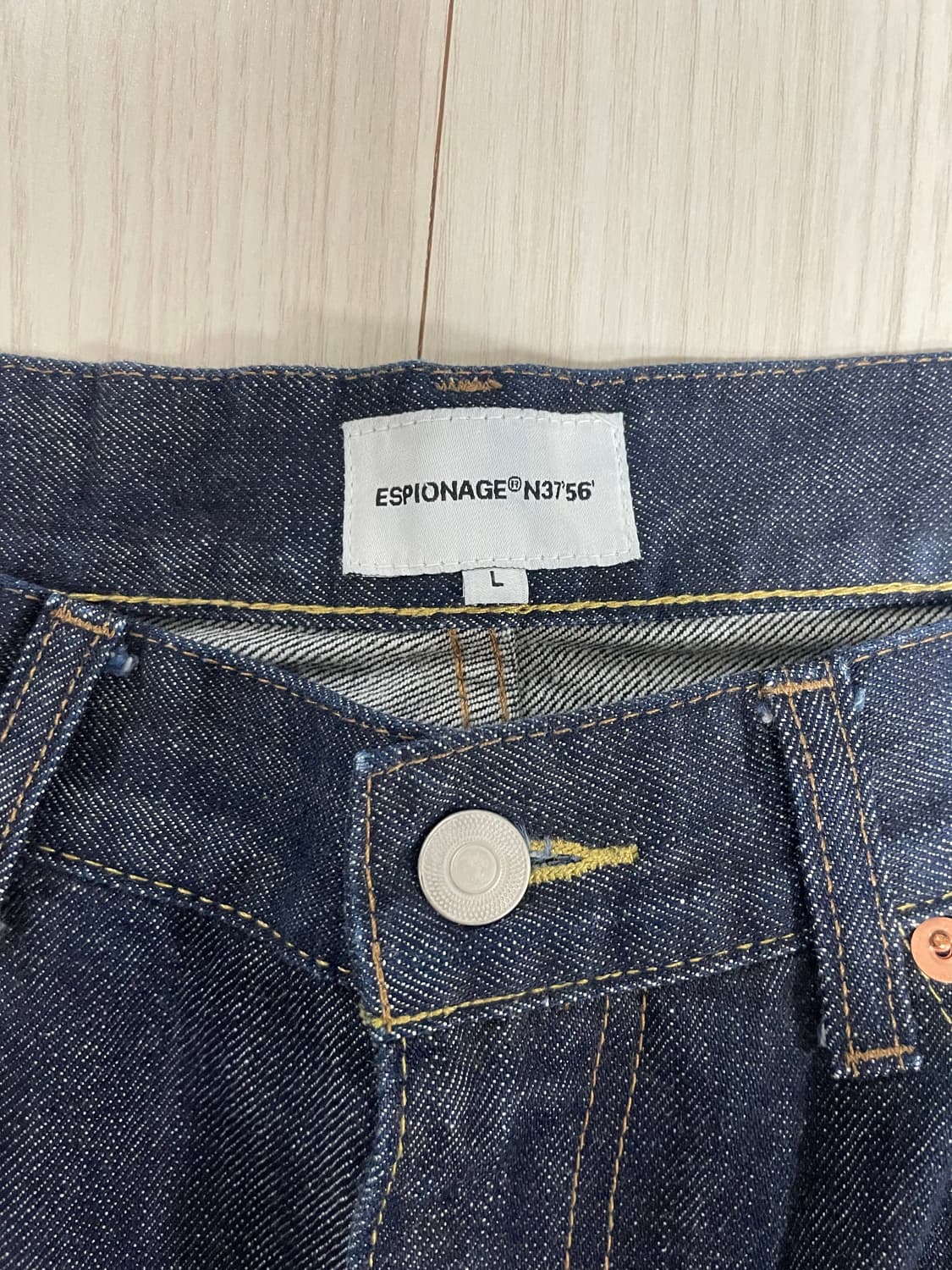 에스피오나지 셀비지 릴렉스드 데님팬츠L 상품이미지4