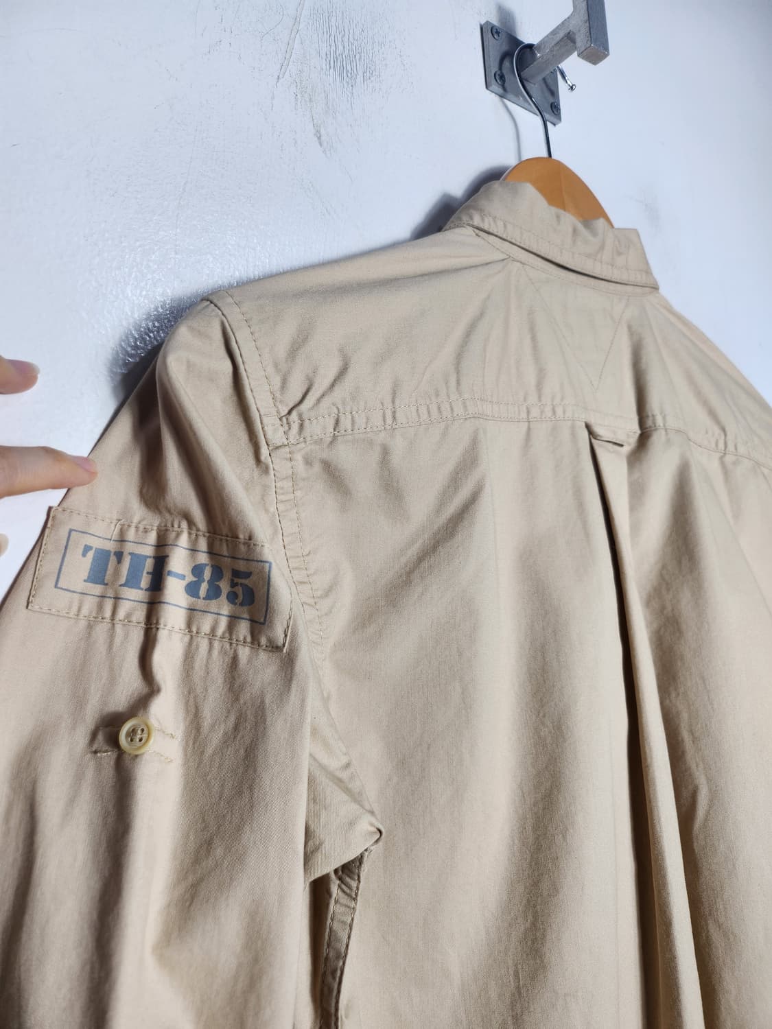 타미힐피거 베이지 셔츠 상품이미지6