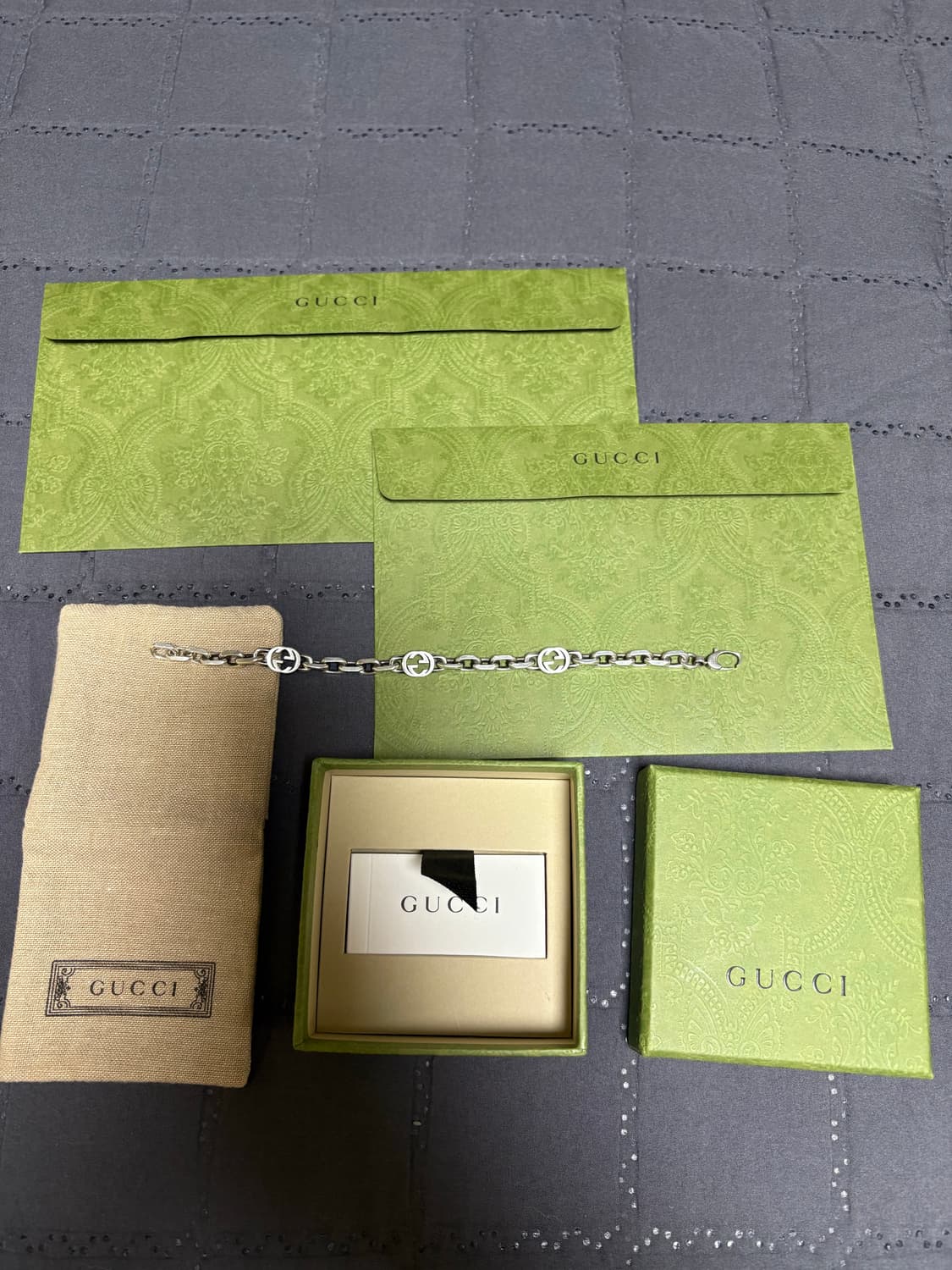 [18호] 구찌 인터로킹 팔찌 상품이미지1