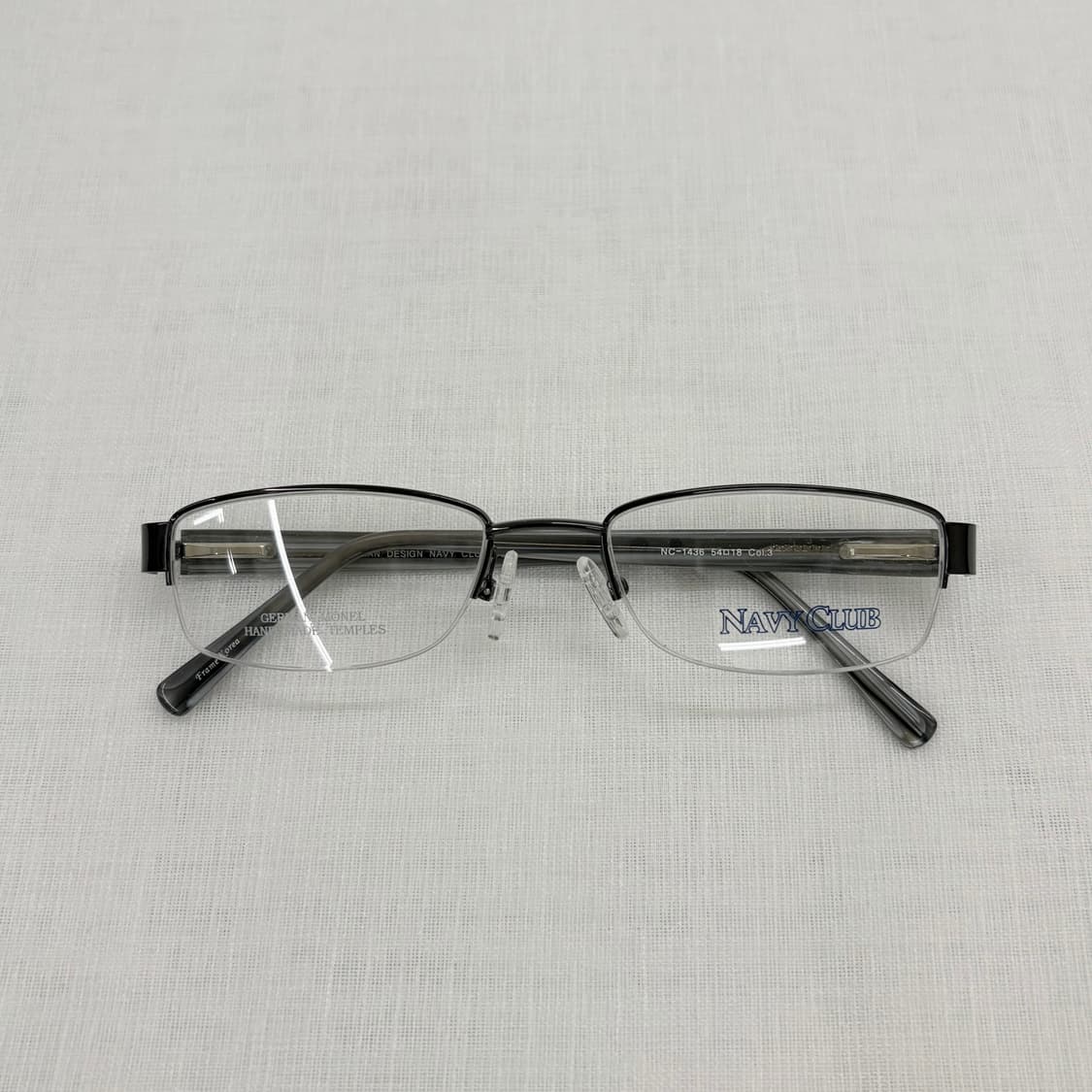 NAVY CLUB 그레이 반무테 빈티지안경 상품이미지5