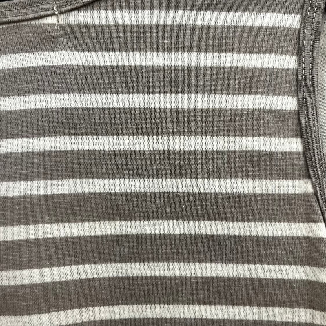 빈티지 셔링 플레어 슬리브리스 스트라이프 언발 나시 원피스 K0061 상품이미지8